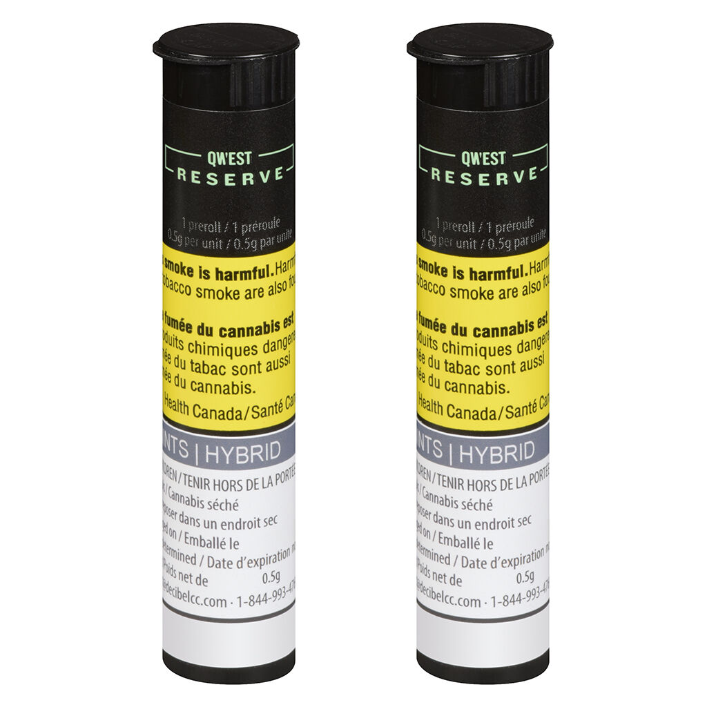 Qwest Reserve - Kush Mints Pre-Roll Hybrid - 2x0.5g