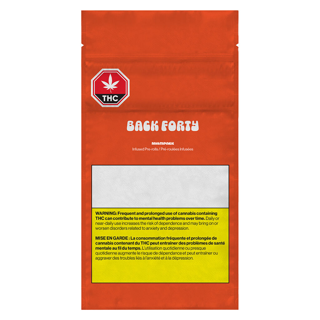Back Forty - Multipack Infused Pre-Roll - Blend - 3x0.5g