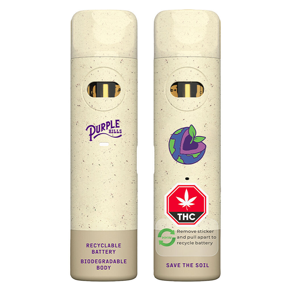Purple Hills - 95+ Watermelon Whiff AIO Biodegradable - Hybrid - 0.95g